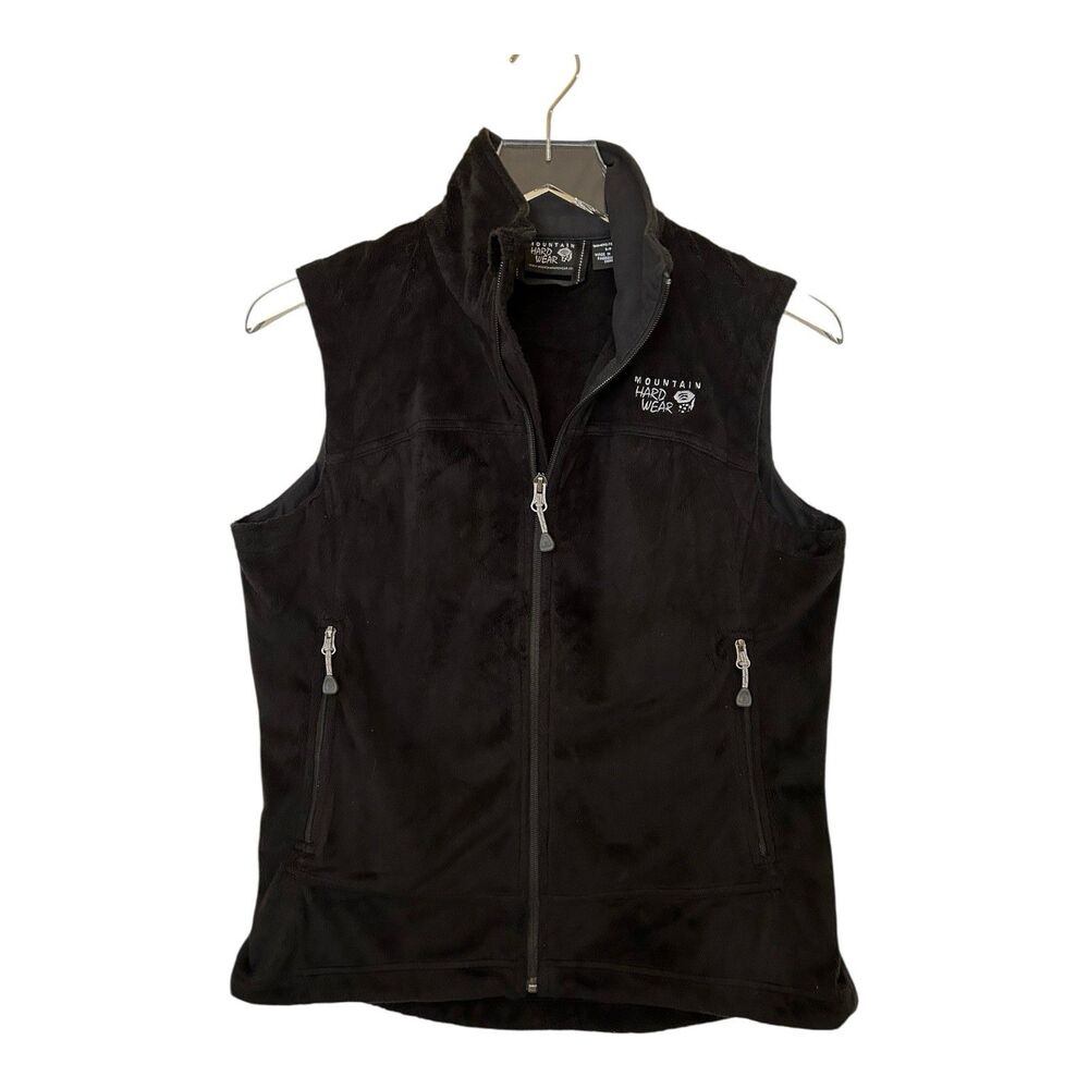 Mountain Hardware Women’s Black Fleece Minky Sweater Vest Sz S